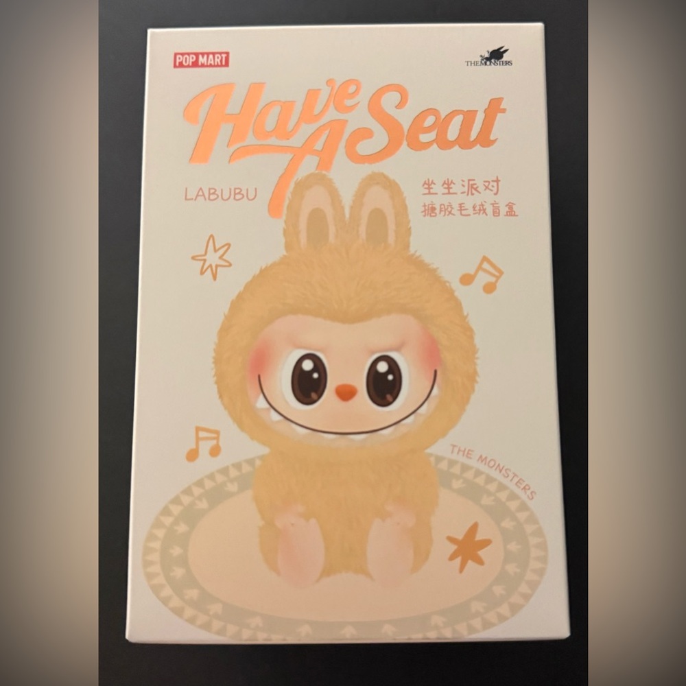 Labubu Have a Seat Ququ Plush Keychain